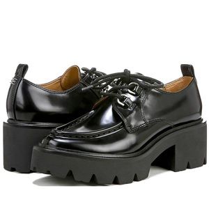 Black Size 7.5 Monna Platform Lug Sole Loafer by Sam Edelman